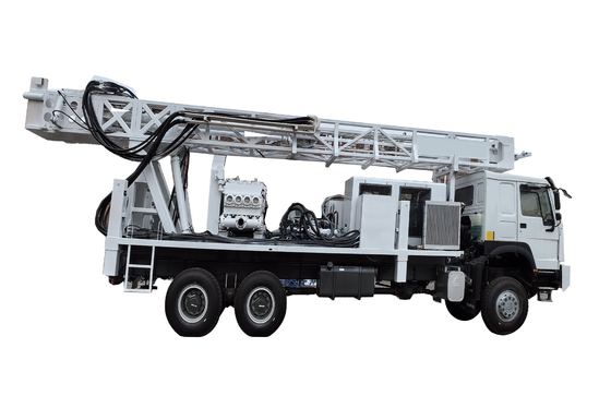1200 meters water drill rmachine with mud pump and air compressor CDC-1200