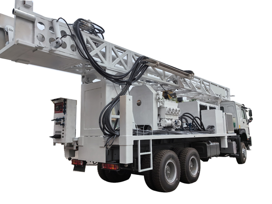 1200 meters water drill rmachine with mud pump and air compressor CDC-1200