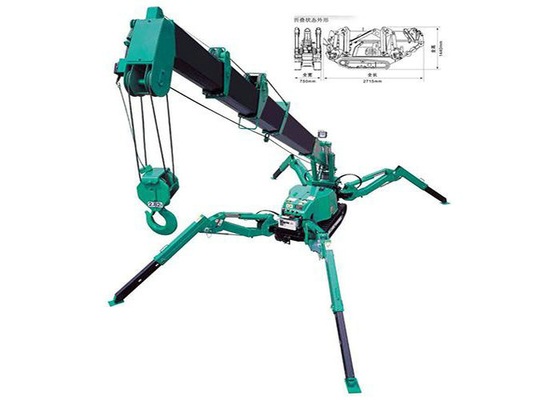 1700kg Mini Crawler Crane