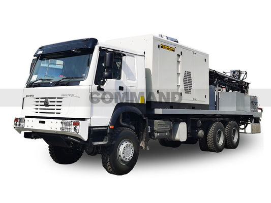 300 метров буровой установки полностью гидравлическая верхняя голова с компрессором воздуха и насосом грязи